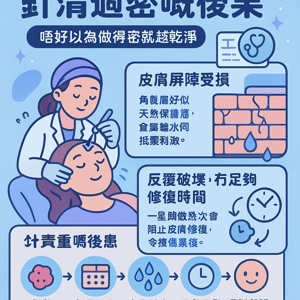針清美容療程黑頭粉刺黑頭美容師暗瘡治療美容院護膚品皮膚科醫生角質層針清後保養針清步驟術後護理收毛孔毛孔堵塞深層清潔皮膚發炎角質層受損改善膚質去暗瘡方法